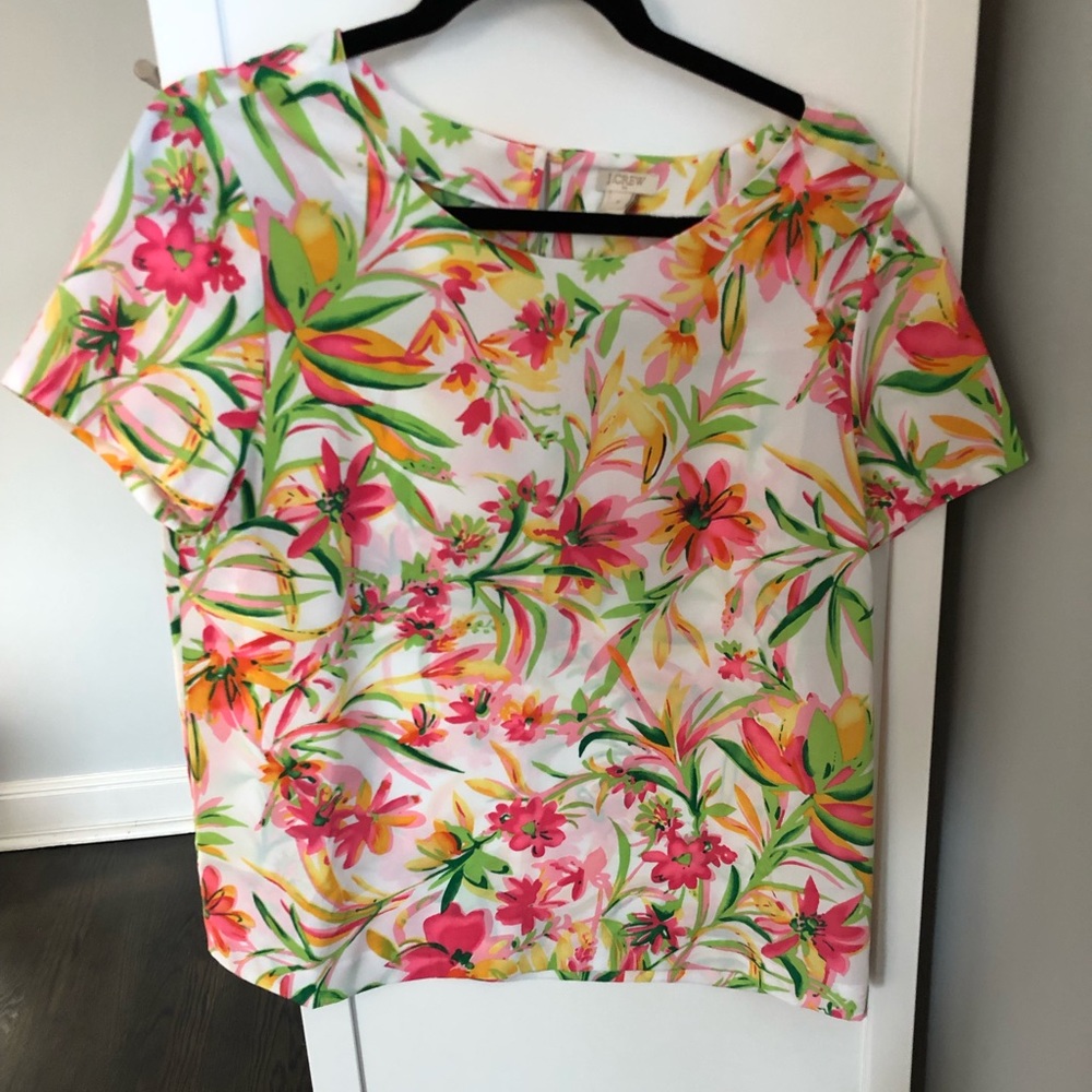 J.Crew Floral Shirt